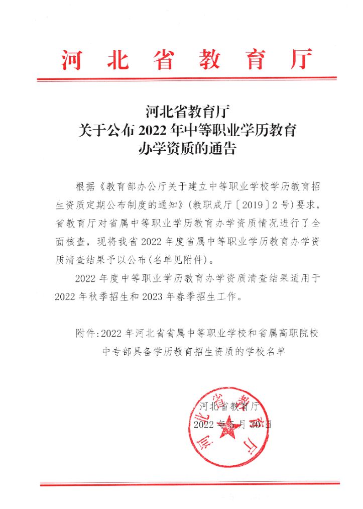 河北同仁医学中等专业学校有办学资质吗？