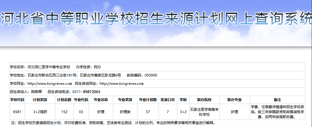 张家口地区3+2招生计划20253.png