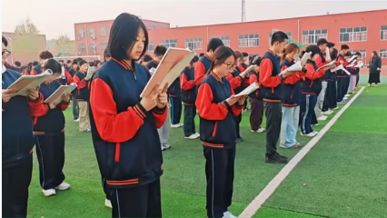 河北同仁医学中等专业学校课外活动晨读04.png